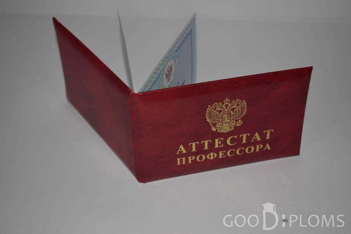 Аттестат Профессора - Обратная Сторона период выдачи 2015-2020 -  Миргород