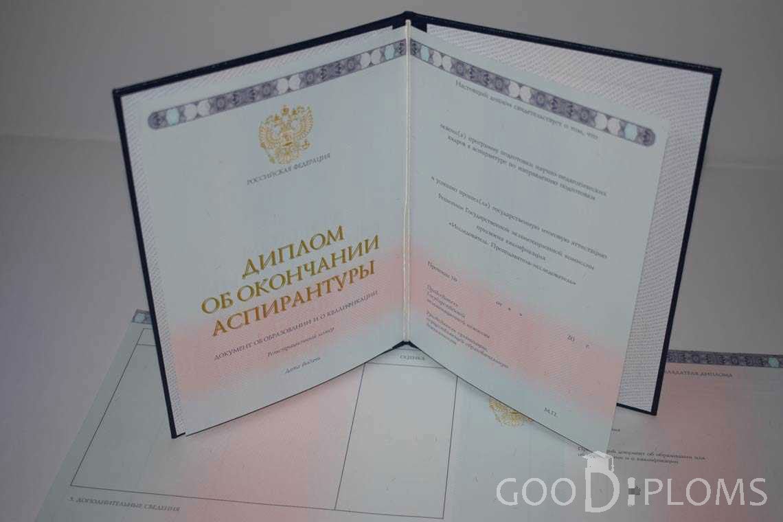 Диплом Аспирантуры период выдачи 2014-2020 -  Миргород