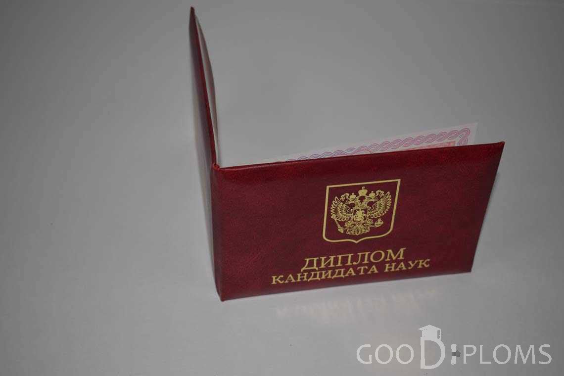 Диплом Кандидата Наук - Обратная Сторона период выдачи 2013-2016 -  Миргород