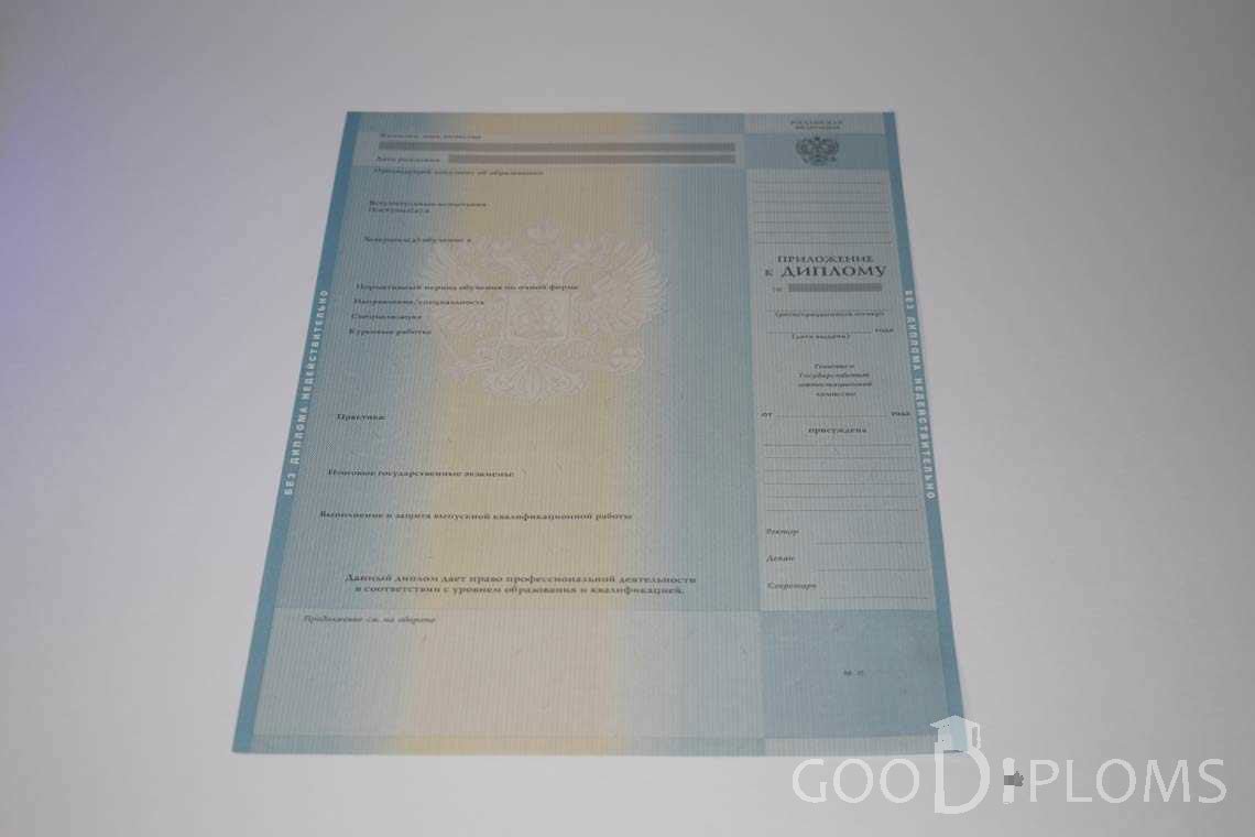 Приложение к Диплому Магистра период c 2011 по 2013 год - Миргород